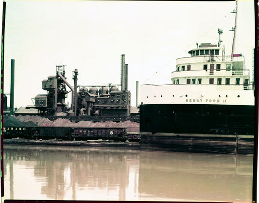 1954 Ford Rouge Complex ore pits 0401-6278