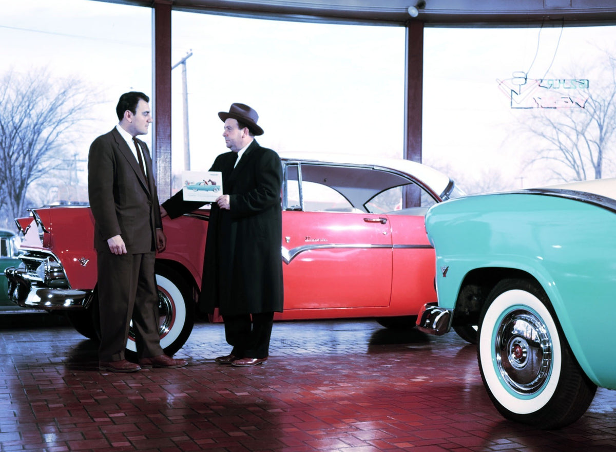1955 Ford dealer show room Stuart Wilson Ford