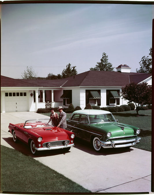 1955 Ford Thunderbird and Lincoln 0401-6570