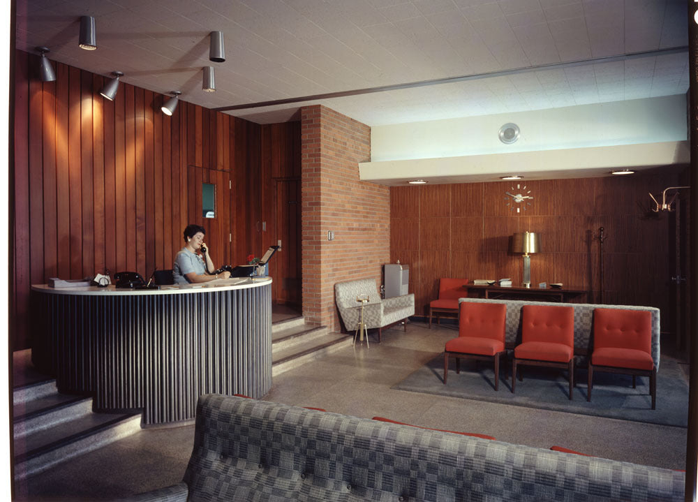 1956 Ford Rouge Office Building lobby 0401-6709