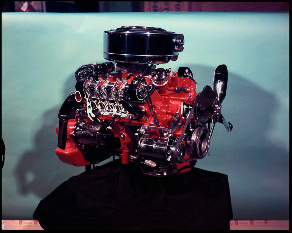 1956 Ford V8 OHV engine cutaway 0401-6719