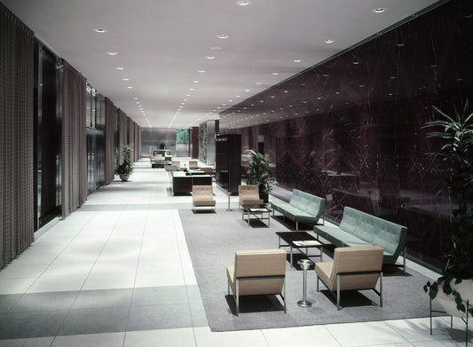 1958 Ford World Headquarters Building lobby 0401-7056