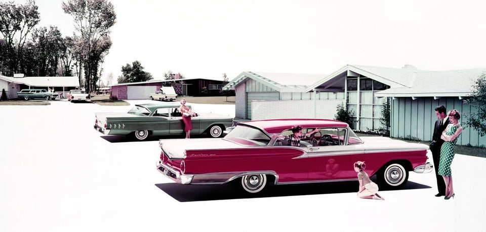 1959 Ford Model Line Advertising Layout 0401-7127