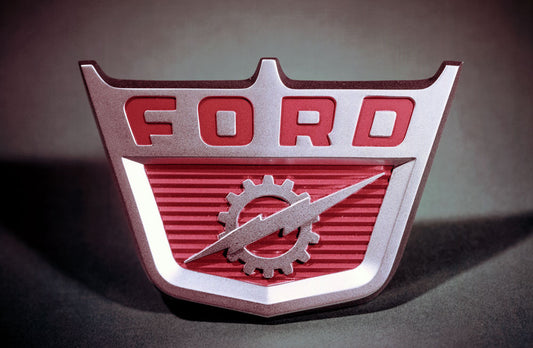 1959 Ford Industrial Engine emblem 0401-7166