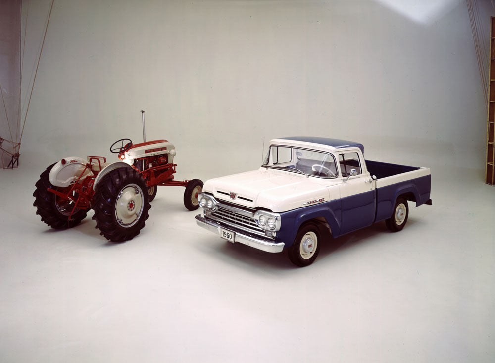 1960 Ford F 100 pickup truck with tractor 0401-7259