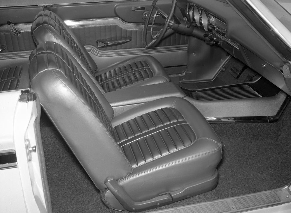 1963 Ford Fairlane 500 Sport coupe interior 0401-7541