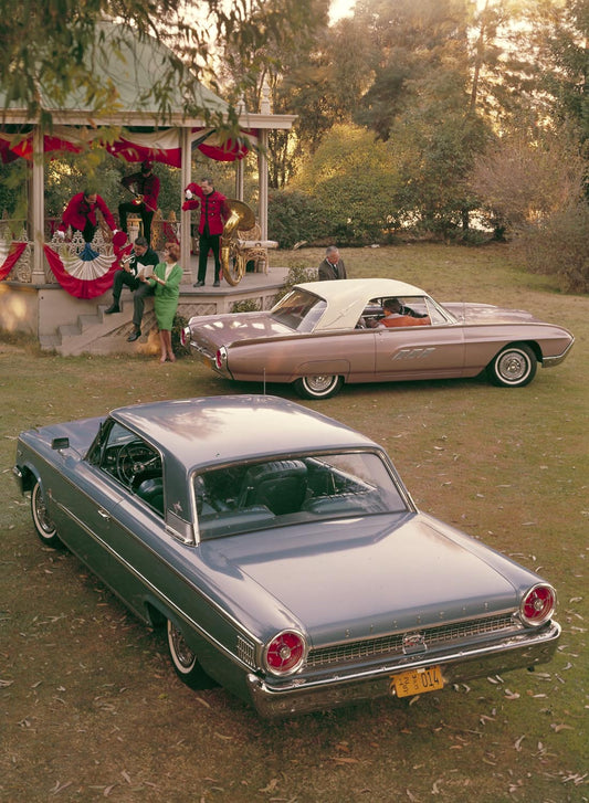 1963 Ford Galaxie 500XL and 1963 Thunderbird  0401-7578