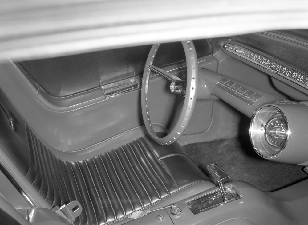 1964 Ford Allegro concept car interior 0401-7662