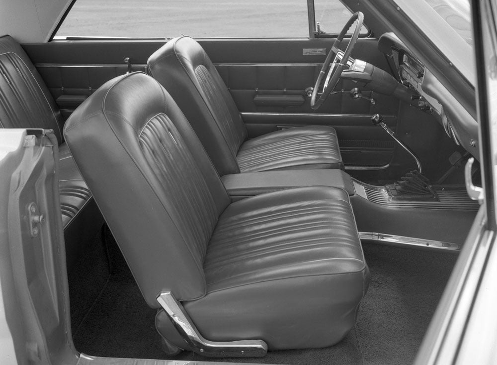 1965 Fairlane 500 Sport Coupe interior 0401-7778 – Fordimages