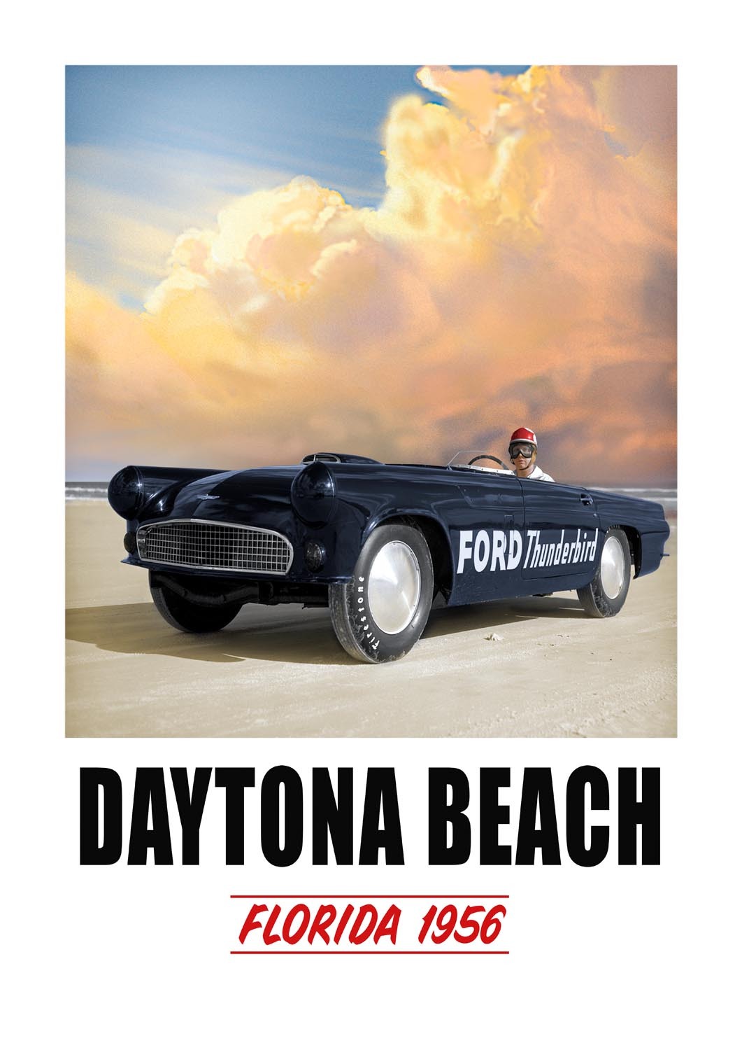 1956 Daytona Beach Thunderbird  0401-9419