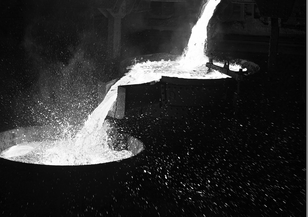 1945 Ford Rouge steel making