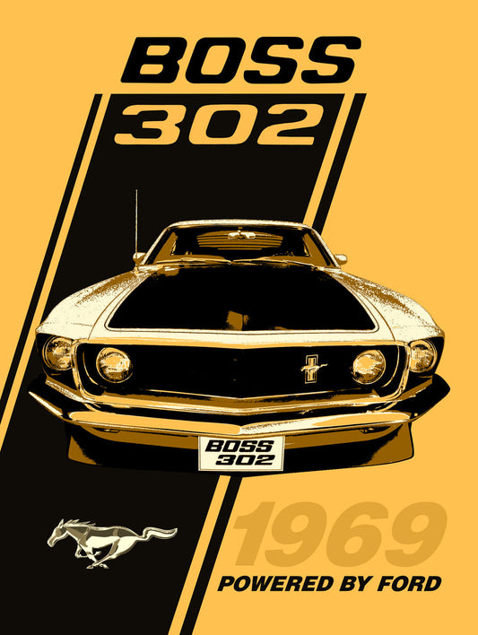 1969 Boss 302 Sign 0402-4544-1