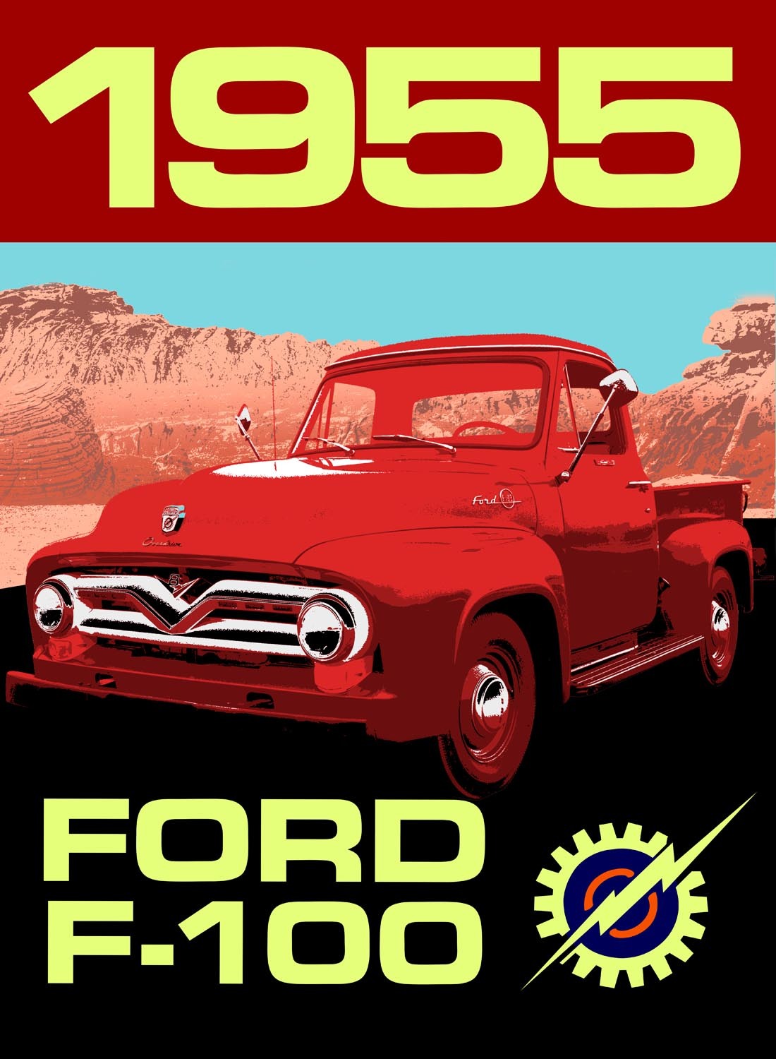 55 Ford F 100  0402-6384