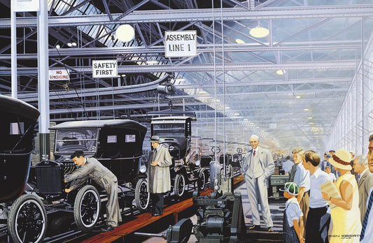 1920's Ford Production Line  0404-2078