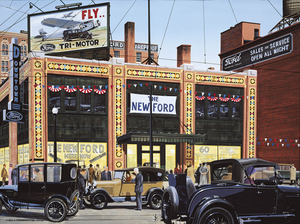 1920's Vintage Ford Dealership  0404-2079