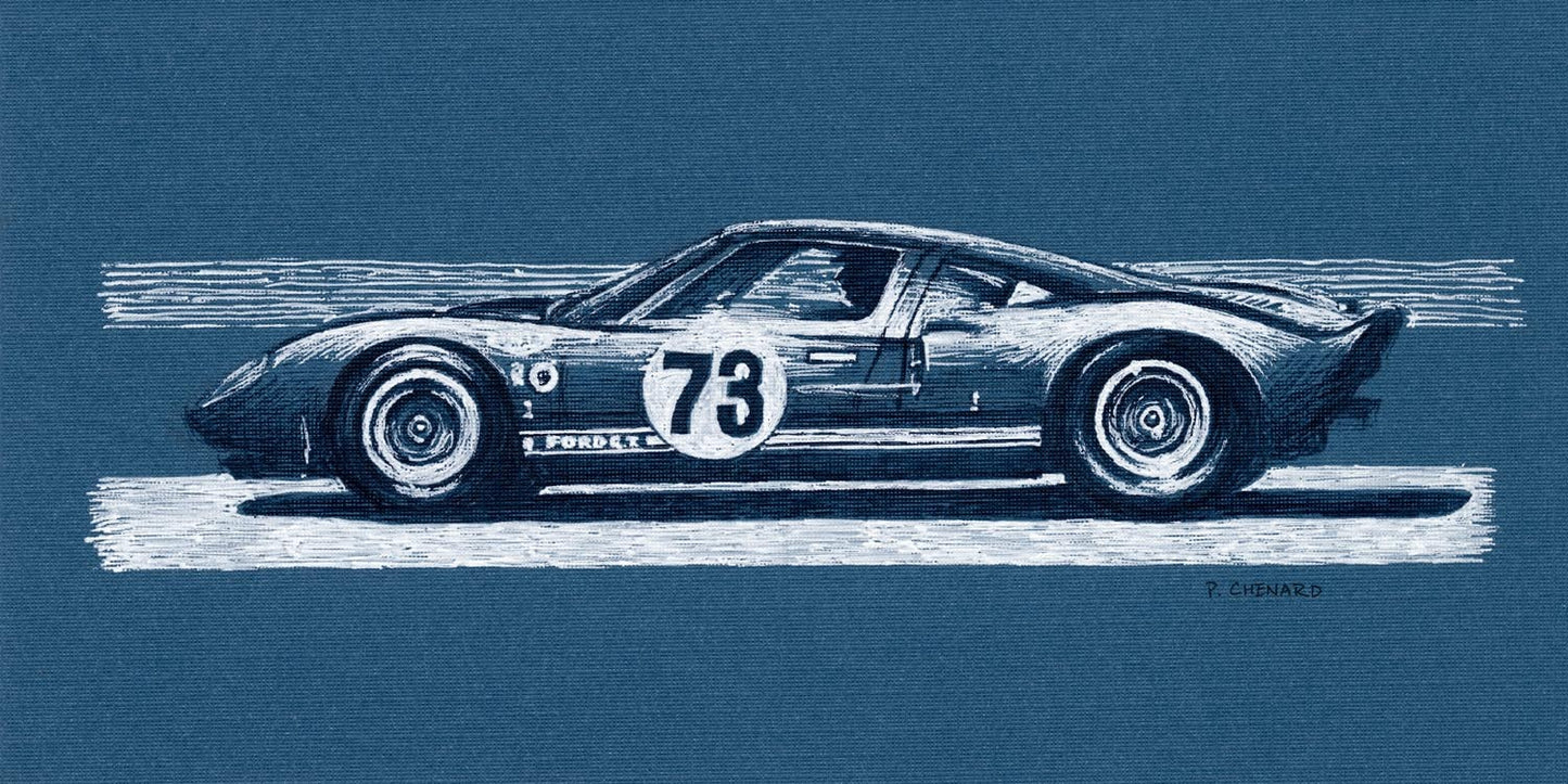 1965 Daytona 2000kms Ford GT40 Miles Ruby  0404-3271