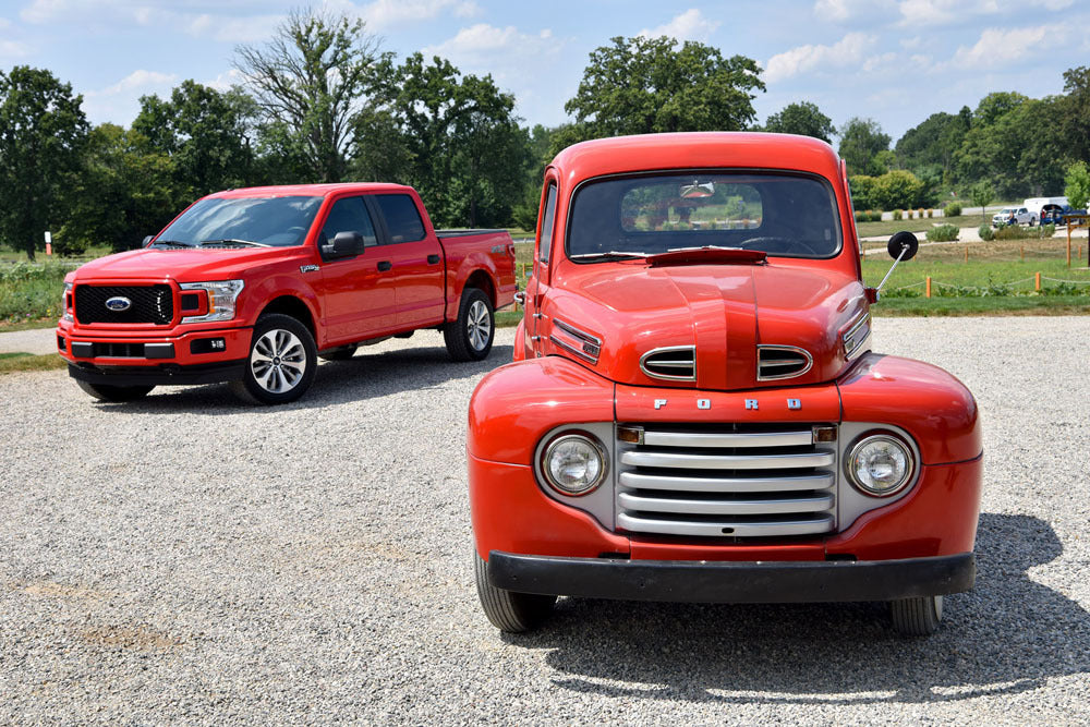 2018 Ford F-150 with 1948 Classic Ford F 1 Art Pri 0404-3547-1