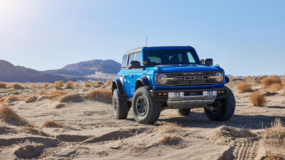 2022 Ford Bronco Raptor off road Velocity Blue  0404-7210