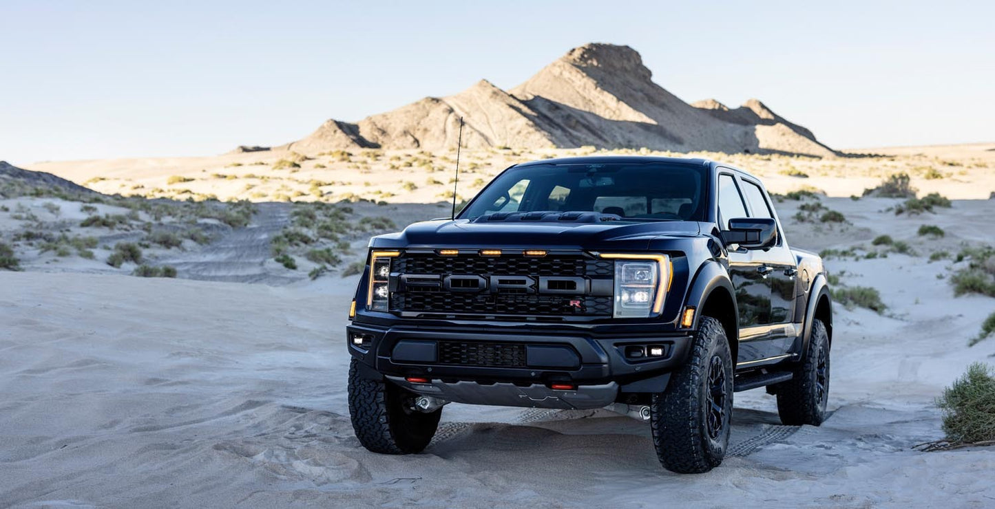 2023 F-150 Raptor R exterior Antimatter Blue  0404-7225