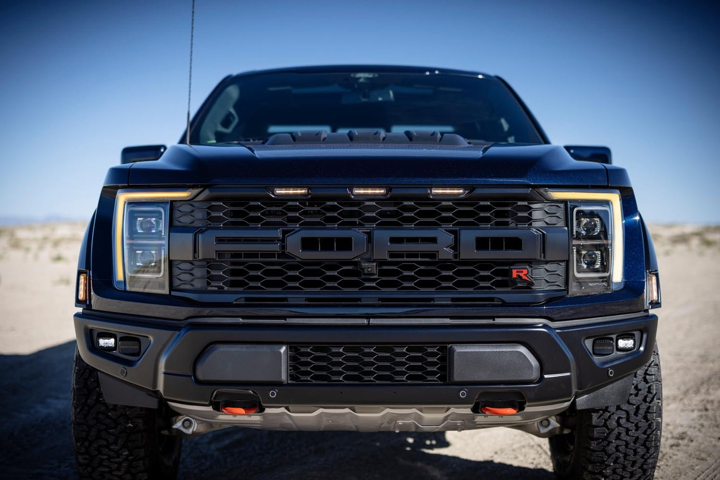2023 F-150 Raptor R exterior Antimatter Blue  0404-7228