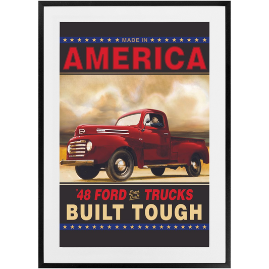 1948 Ford F 1 Truck Premium Framed Prints 24" x 36"