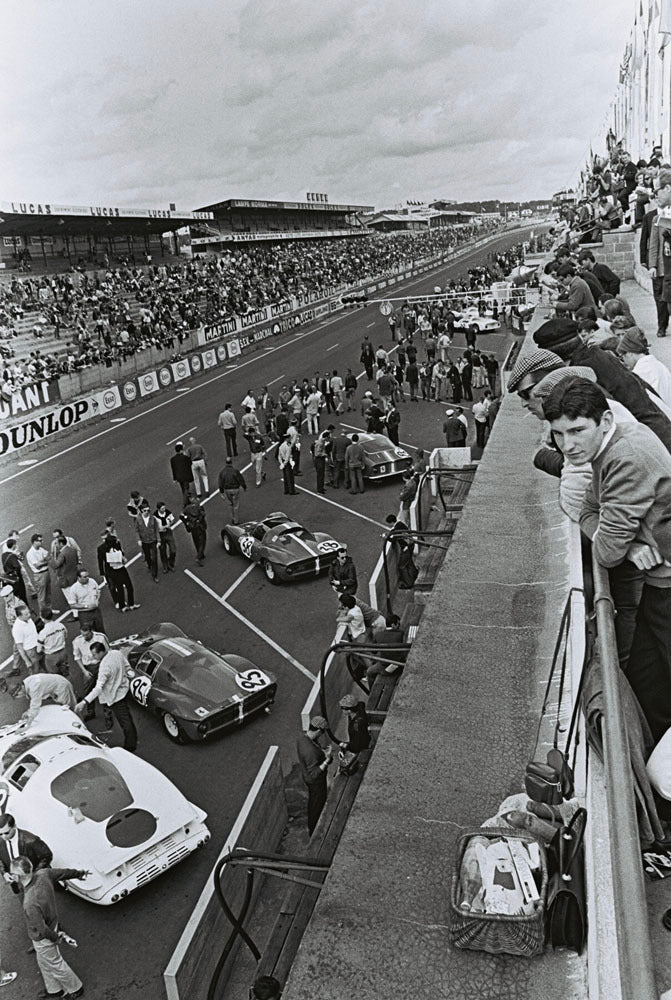 1966 Le Mans - Le Mans (over head pit photo)  0999-0095