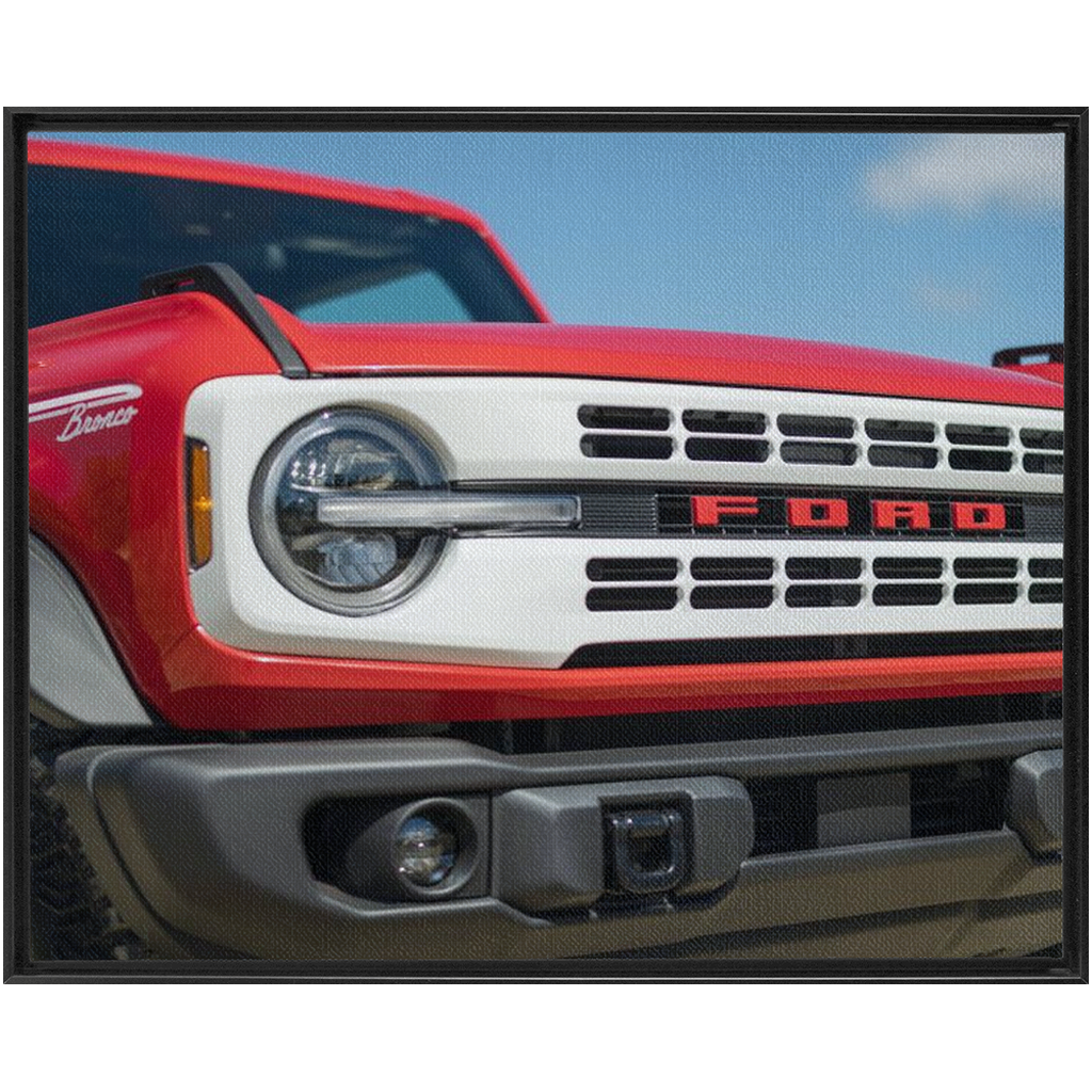 2023 Ford Bronco Framed Traditional Stretched Canvas up to 48" x 60"