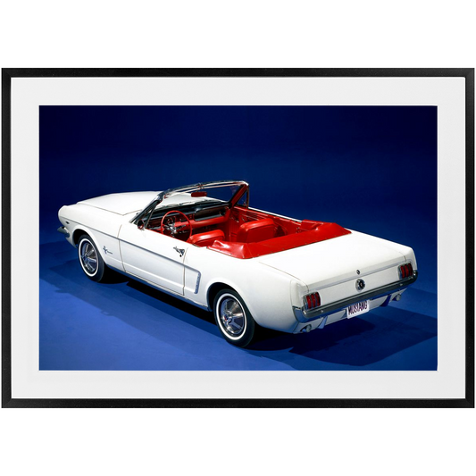 1964 1/2 Mustang Convertible Premium Framed Prints 24" x 36"