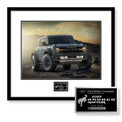 BUILD MY 2023-2024 BRONCO RAPTOR OWNERS EDITION