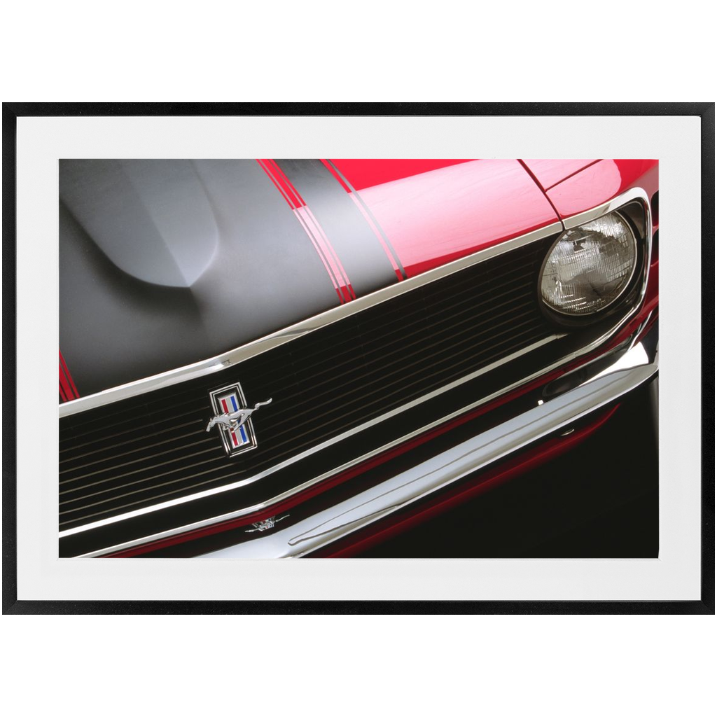 1970 Ford Mustang Boss 302 Premium Framed Prints 24" x 36"