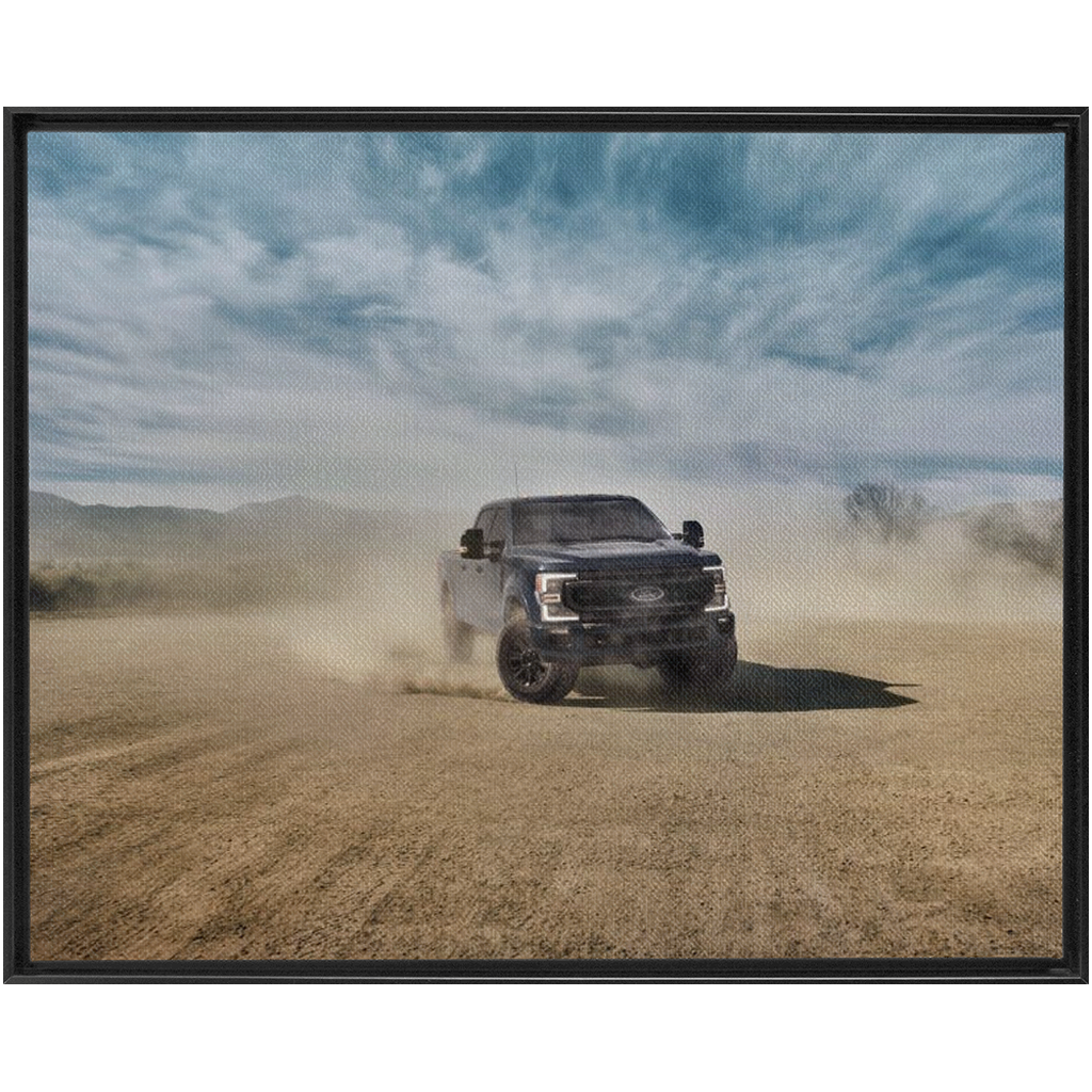 2022 Ford Super Duty Traditional Stretched Canvas up to 48" x 60"