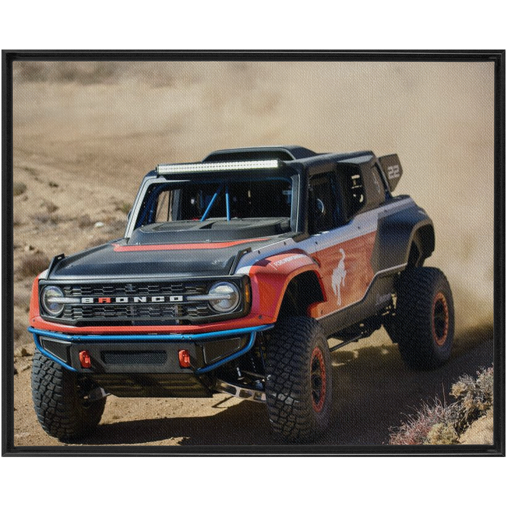 2023 Ford Bronco Framed Traditional Stretched Canvas up to 48" x 60"