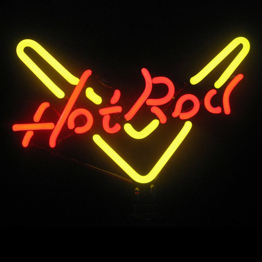 HOT ROD NEON SCULPTURE 4HOTRO