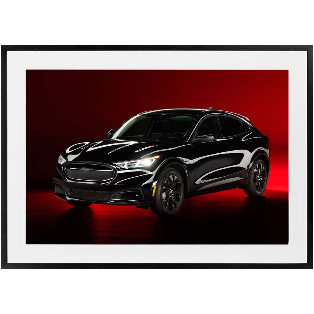 2023 Mustang Mach-E Premium Framed Prints 24" x 36"