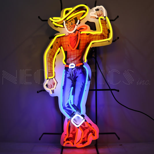 COWBOY VEGAS VIC NEON SIGN 5CWBOY
