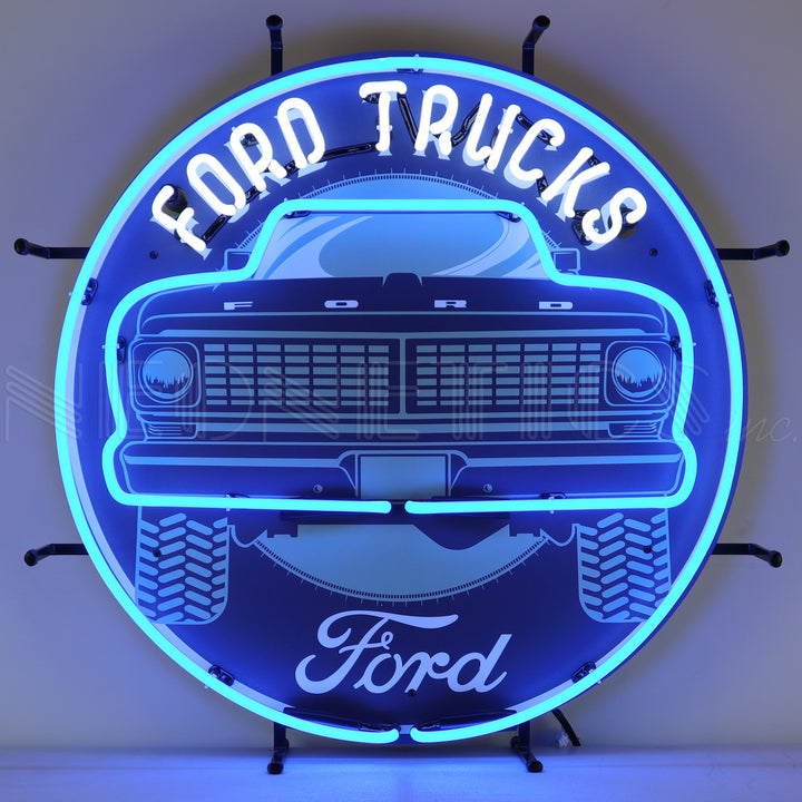 FORD TRUCKS SQUARE BODY NEON SIGN 5FRDSQ