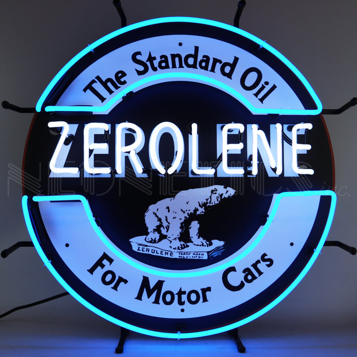GAS - ZEROLENE GASOLINE NEON SIGN 5GSZRO