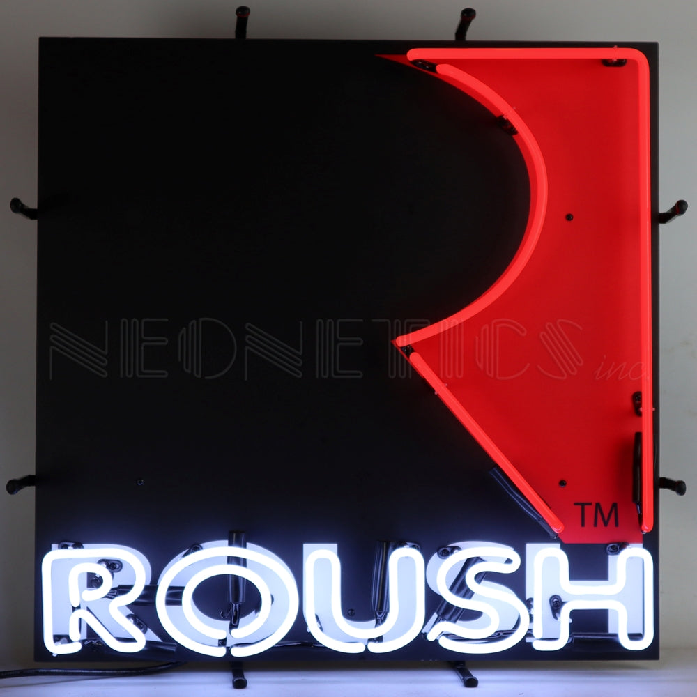 ROUSH SQUARE R NEON SIGN 5RSHSR