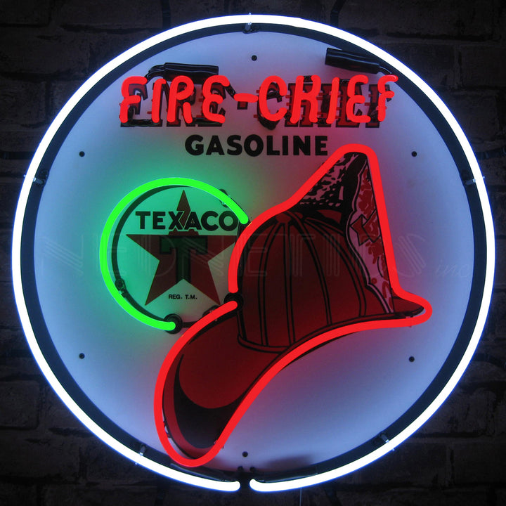 TEXACO FIRE CHIEF NEON SIGN 5TXFIR