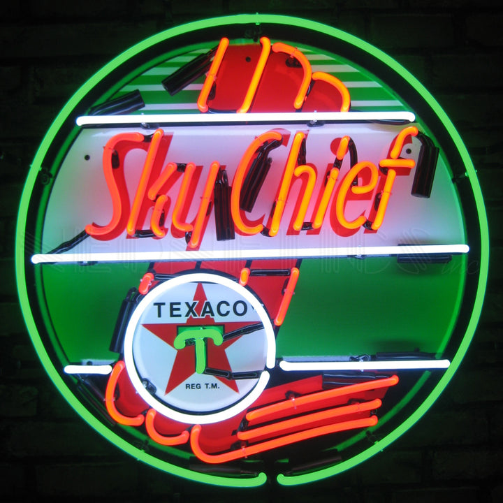 TEXACO SKY CHIEF NEON SIGN 5TXSKY