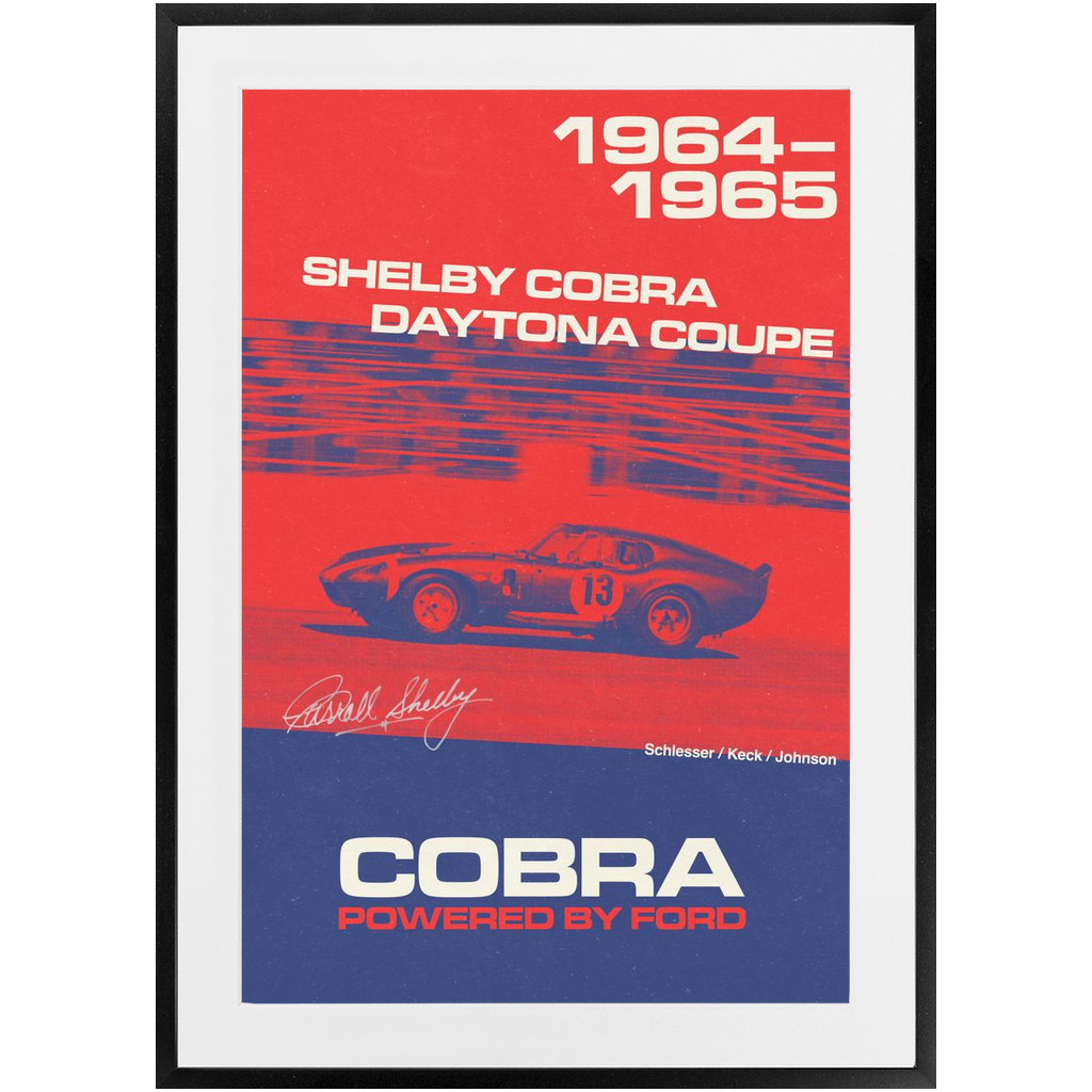 1964-1965 Shelby Daytona Coupe 13 Framed Prints 24" x 36"