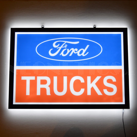 Ford Trucks Backlit LED Lighted Sign