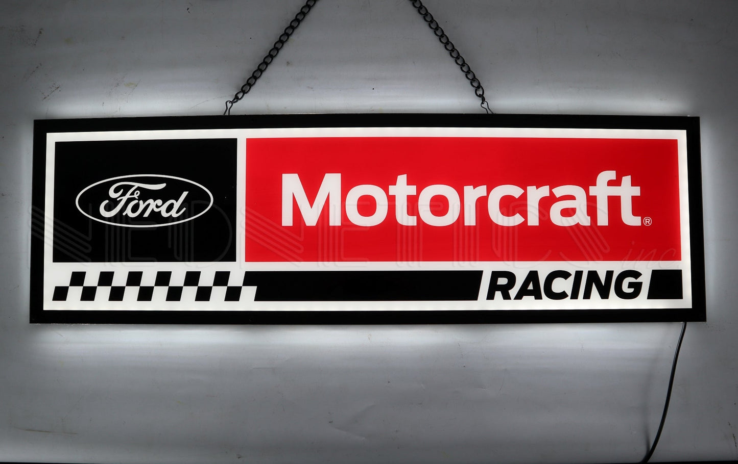 SLIM LED - FORD MOTORCRAFT RACING SLIM LED SIGN 7LEDMC