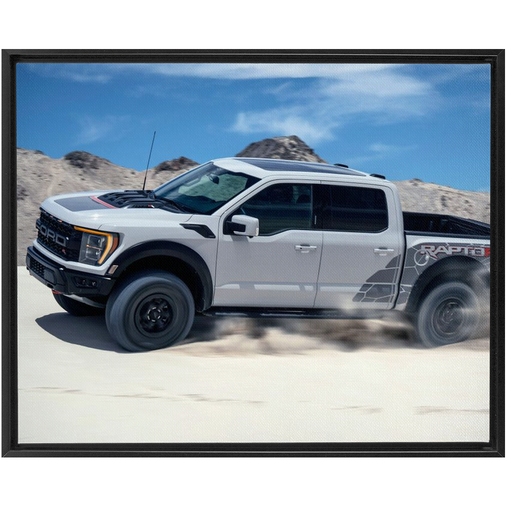 2023 F-150 Raptor R Framed Traditional Stretched Canvas up to 48" x 60"