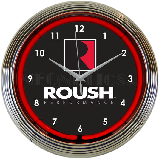 ROUSH PERFORMANCE NEON CLOCK 8RSHPF