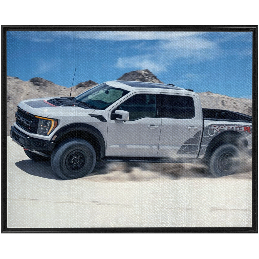 2023 F-150 Raptor R Framed Traditional Stretched Canvas up to 48" x 60"