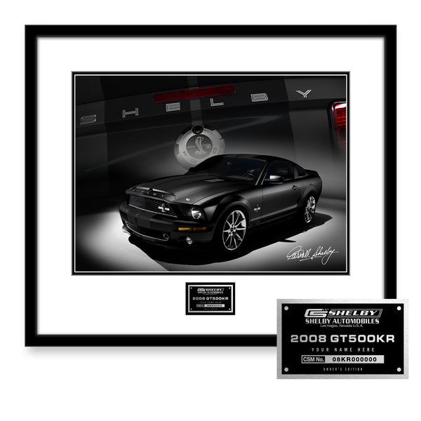 BUILD MY 2008 SHELBY GT500KR ALLOY OWNERS EDITION