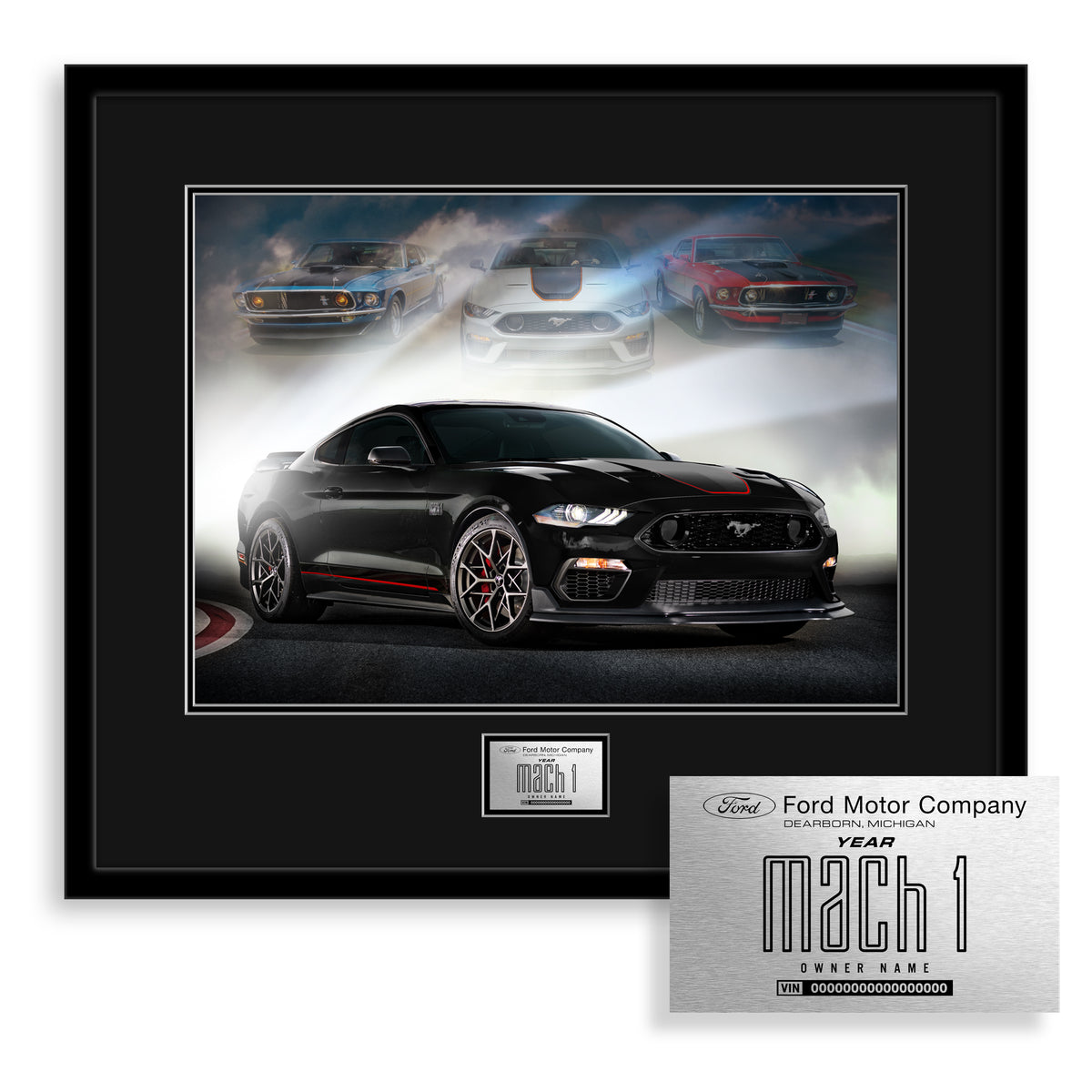 FORD MUSTANG MACH 1 ALLOY TRIPLE BLACK OWNERS EDITION