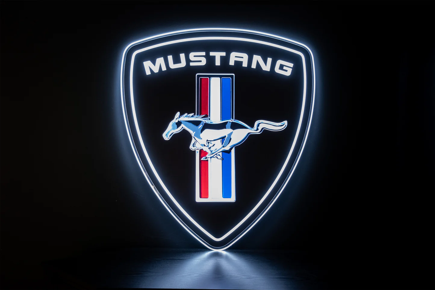 Mustang Shield LED Sign