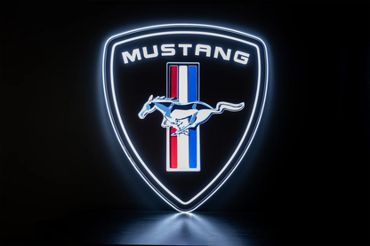 Mustang Shield LED Sign